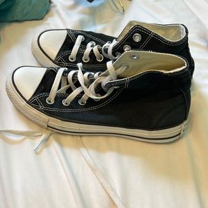 Converse Black High Tops!